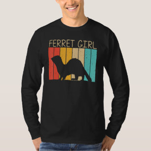 Cooles Frettchen für Mädchen Frauen Frettchen Haus T-Shirt
