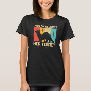 Cooles Frettchen für Mama Mutter Frettchen Haustie T-Shirt