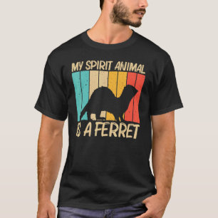 Cooles Frettchen für Männer Frauen Ferret Heimtier T-Shirt