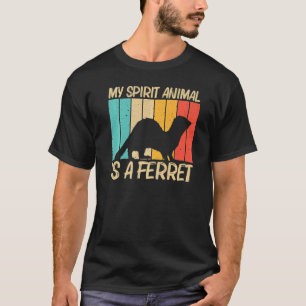 Cooles Frettchen für Männer Frauen Ferret Heimtier T-Shirt