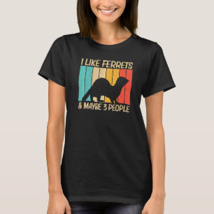 Cooles Frettchen für Männer - weibliches Frettchen T-Shirt