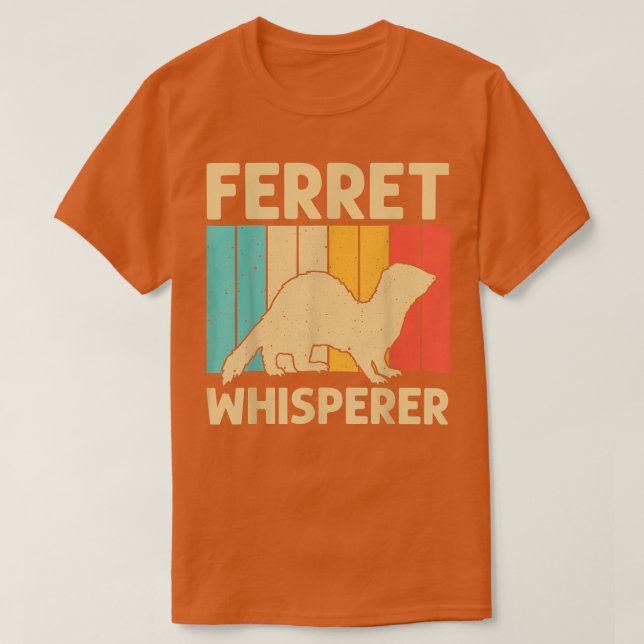 Cooles Frettchen für Männer - weibliches Tier Love T-Shirt (Design vorne)