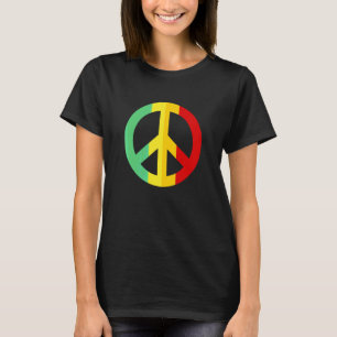 Cooles Friedenszeichen Gleichheit Freiheit Hippie T-Shirt