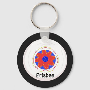Cooles Frisbedesign Schlüsselanhänger