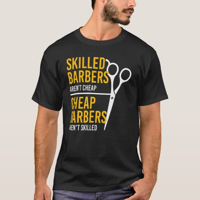 Cooles Friseur für Damen Friseurinnen T-Shirt (Vorderseite)