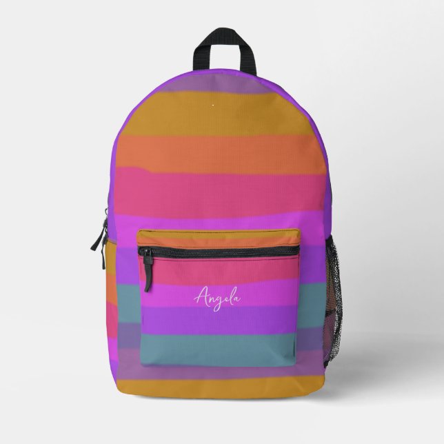 Cooles Fun-Farbenspiel Bedruckter Rucksack (Vorderseite)
