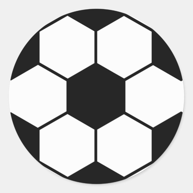 cooles Fußballsportmuster Runder Aufkleber (Vorderseite)