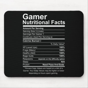 Cooles Gamer-Video-Spiel: ernährungsphysiologische Mousepad