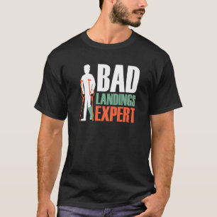 Cooles gebrochenes Bein für Männer Frauen gebroche T-Shirt