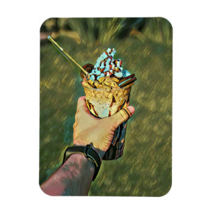 Cooles Gefriereis Magnet