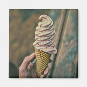 Cooles Gefriereis Magnet