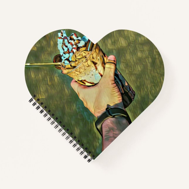 Cooles Gefriereis Notizbuch (Vorderseite)