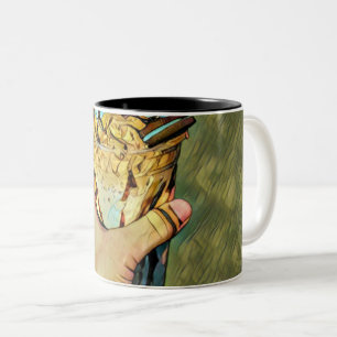Cooles Gefriereis Zweifarbige Tasse