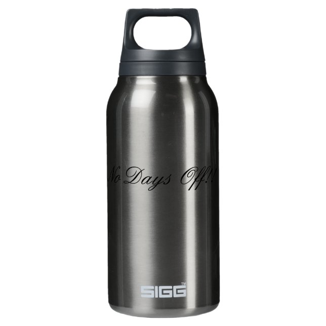 Cooles Gelb Isolierte Flasche (Vorderseite)