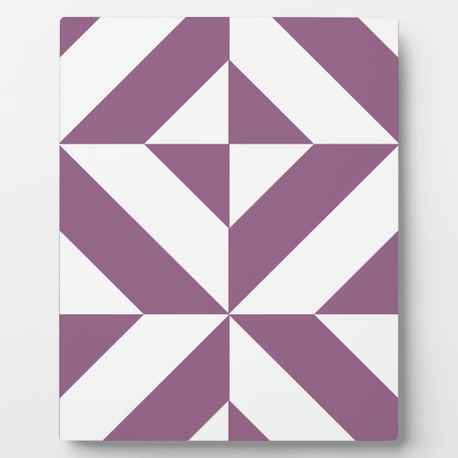Cooles geometrisches Deko Cube Muster Fotoplatte (Vorderseite)