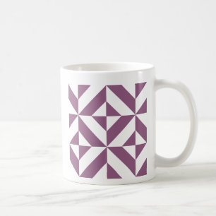 Cooles geometrisches Deko Cube Muster Kaffeetasse