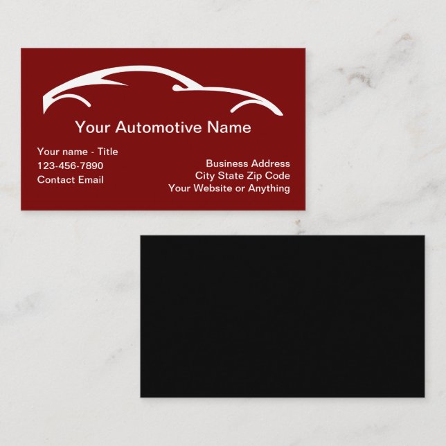Cooles Geschäftsthema "Calling Cards" Visitenkarte (Vorne/Hinten)