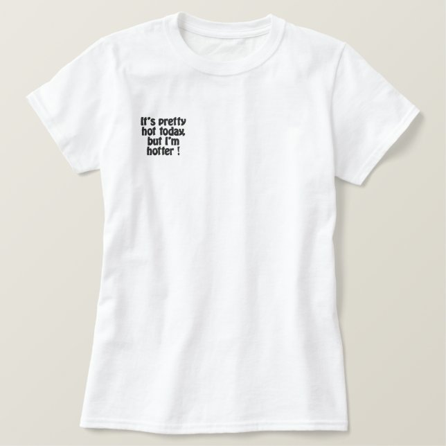 Cooles Geschenk Besticktes T-Shirt (Design vorne)