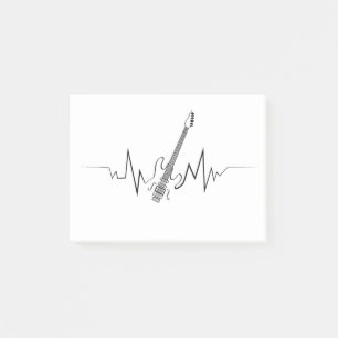 Cooles Geschenk für Gitarristen Post-it Klebezettel