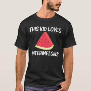 Cooles Geschenk für Kinder Jungen Rotes Melon Obst T-Shirt