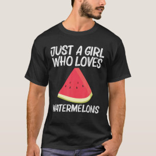 Cooles Geschenk für Mädchen Rote Melone Frucht T-Shirt