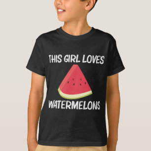 Cooles Geschenk für Mädchen Rote Melone T-Shirt
