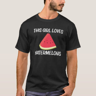 Cooles Geschenk für Mädchen Rote Melone T-Shirt