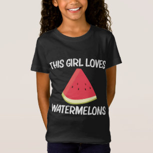 Cooles Geschenk für Mädchen Rote Melone T-Shirt