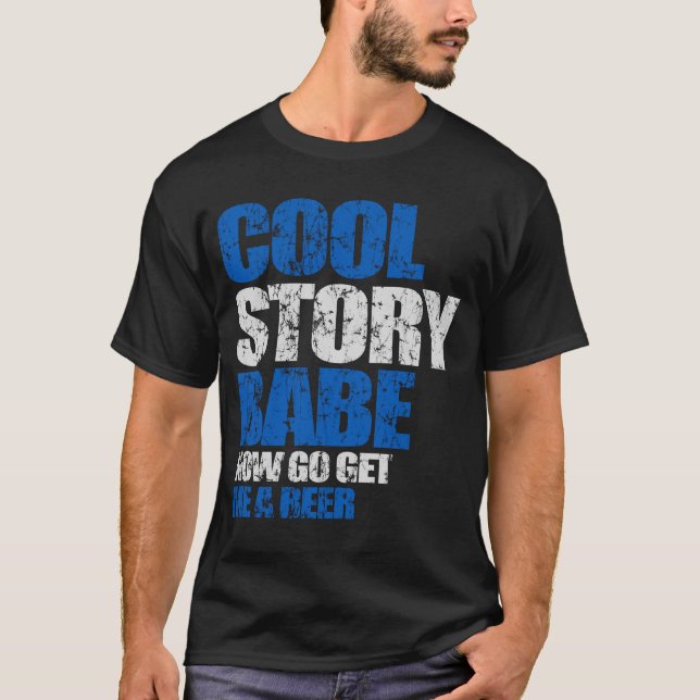 Cooles Geschichten-Baby. Jetzt erhalte gehe mir T-Shirt (Vorderseite)