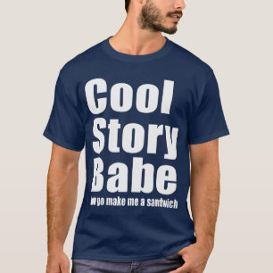 Cooles Geschichten-Baby. Jetzt mache gehe mich ein T-Shirt