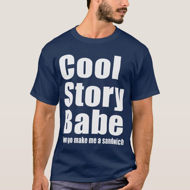 Cooles Geschichten-Baby. Jetzt mache gehe mich ein T-Shirt (Vorderseite)