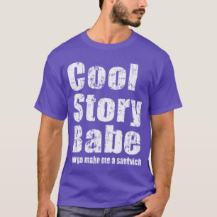 Cooles Geschichten-Baby. Jetzt mache gehe mich ein T-Shirt