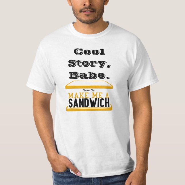 Cooles Geschichten-Baby, stellen mich ein T-Shirt (Vorderseite)
