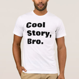 Cooles Geschichten-Weiß T-Shirt