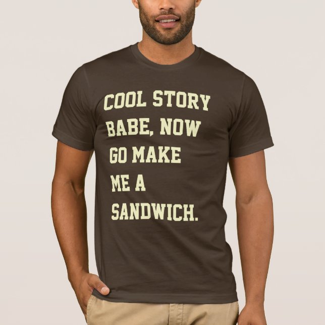 Cooles Geschichtenbaby, gehen jetzt machen mich T-Shirt (Vorderseite)