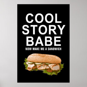 cooles Geschichtenbaby Poster