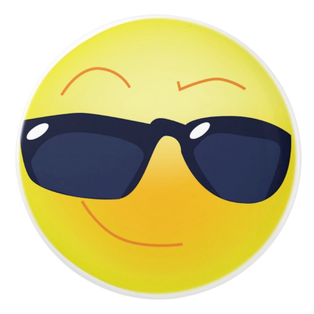 COOLES GESICHT KERAMIKKNAUF (Vorderseite)