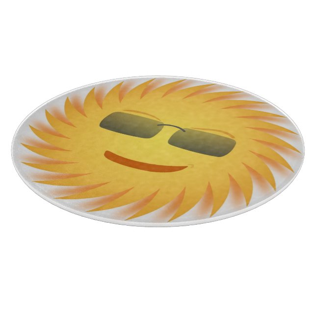 COOLES GESICHT SCHNEIDEBRETT (Ecke)