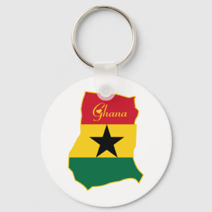 Cooles Ghana Schlüsselanhänger