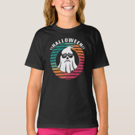 Cooles Ghost Halloween Retro-Design T-Shirt