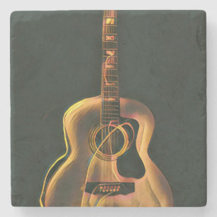 Cooles Gitarrengeschenk Steinuntersetzer
