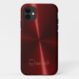 Cooles glänzendes Radialstahlmetall iPhone 11 Hülle