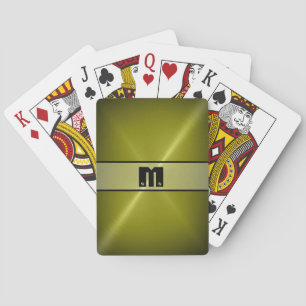 Cooles glänzendes rostfreier Stahl-Metall 5 Spielkarten