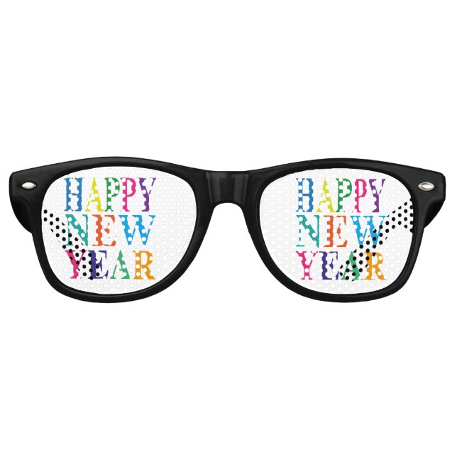 Cooles Glück im neuen Jahr Partybrille (Vorderseite)