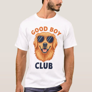 Cooles Golden Retriever 'Good Boy Club' T-Shirt