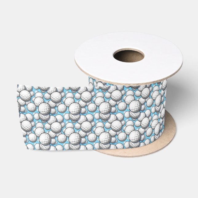 Cooles Golfsport-Kugel-Muster Satinband (Spule)