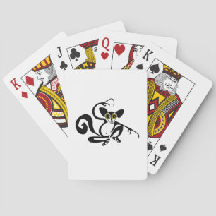 Cooles grafisches AYE - AYE - Tierfreund - Spielkarten