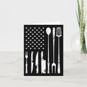 Cooles Grillen für Männer - Flag Grillen Rbeque Sm Karte