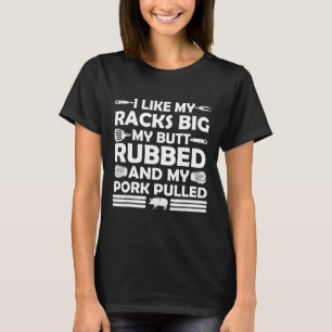 Cooles Grillen für Männer Frauen Schweinefleisch R T-Shirt