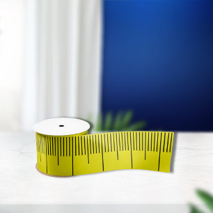 Cooles Grundband zur Messung von Gelbschwarz Satinband